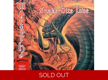 Motorhead – Snake Bite Love - UK Limited Edition 11 Track Red Vinyl LP